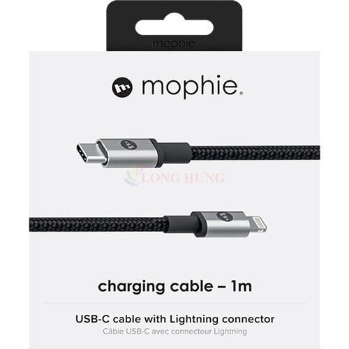 Cáp USB Type-C to Lightning Mophie 1m 409903202/409903201 - Hàng chính hãng