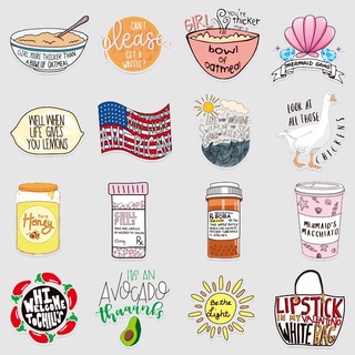 Nhãn dán sticker chống thấm nước phong cách Retro