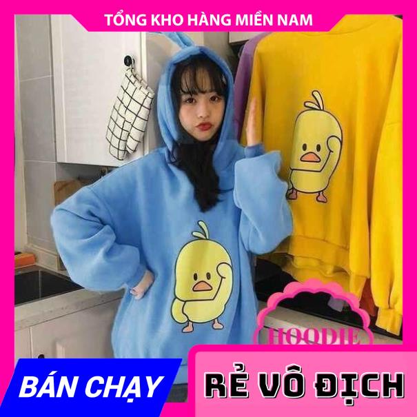 ÁO HOODIE VỊT VÀNG XINH XẮN AHD201 ⚡ ÁO HOODIE UNISEX ⚡ ÁO KHOÁC KHÔNG TIA KÉO ⚡ ÁO KHOÁC NỈ CÓ NÓN  MY