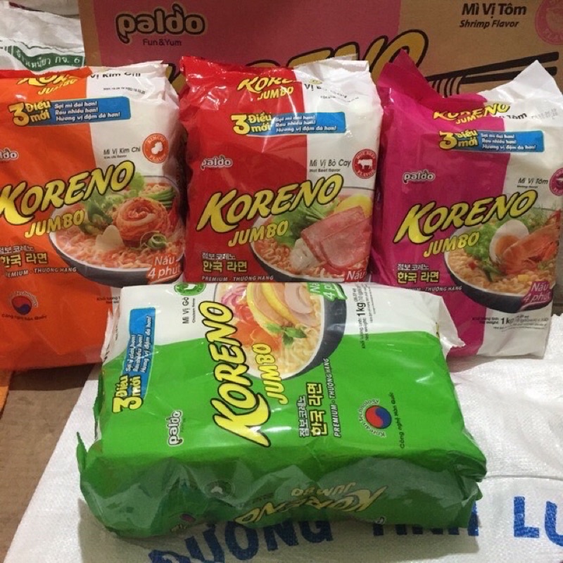 Mì koreno Jumbo. combo 2 túi.2kg. 20gói. date 02.2022 | BigBuy360 - bigbuy360.vn