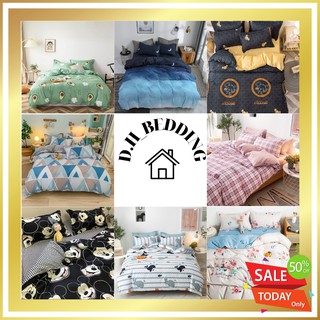 Bộ vỏ chăn ga gối poly cotton 🔸HÀNG CAO CẤP🔸 set 4 món chăn ga sợi vải dệt khít, bền màu, không xù lông