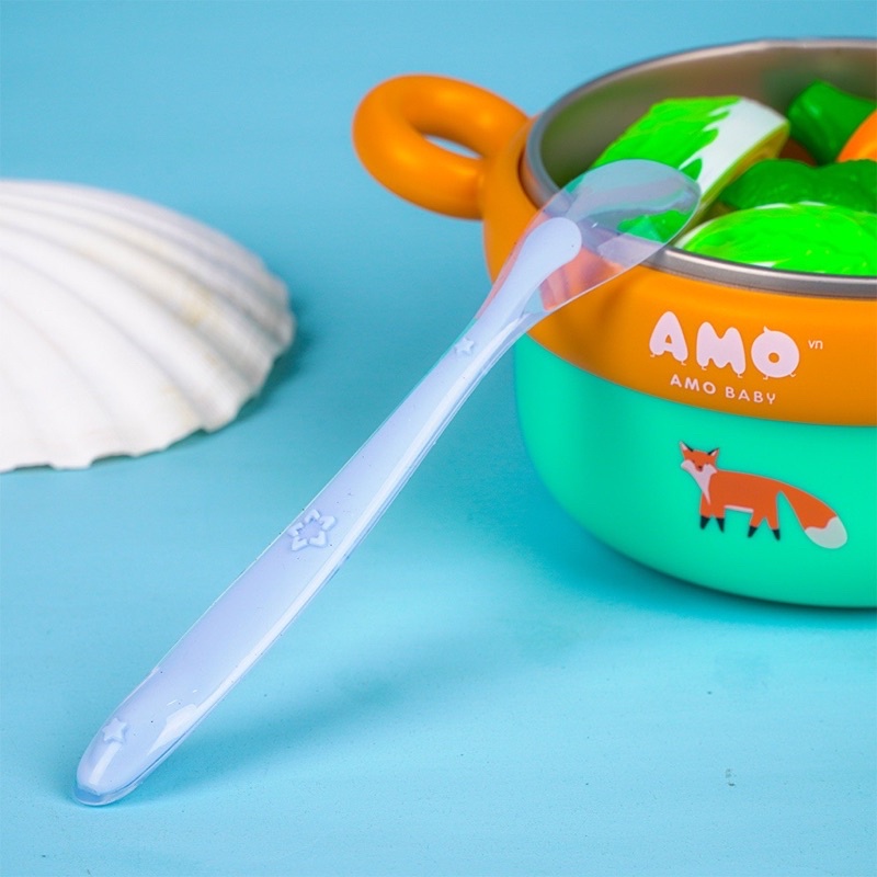 Vỉ Hai Thìa Ăn Dặm Silicon