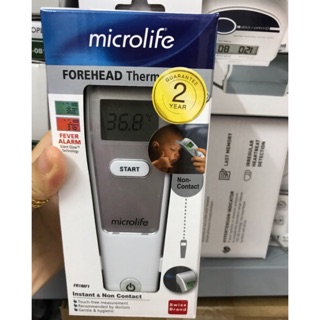 Nhiệt kế hồng ngoại đo Trán Microlife FR1MF1 (THỤY SỸ) + Tặng bao da đựng máy 50k