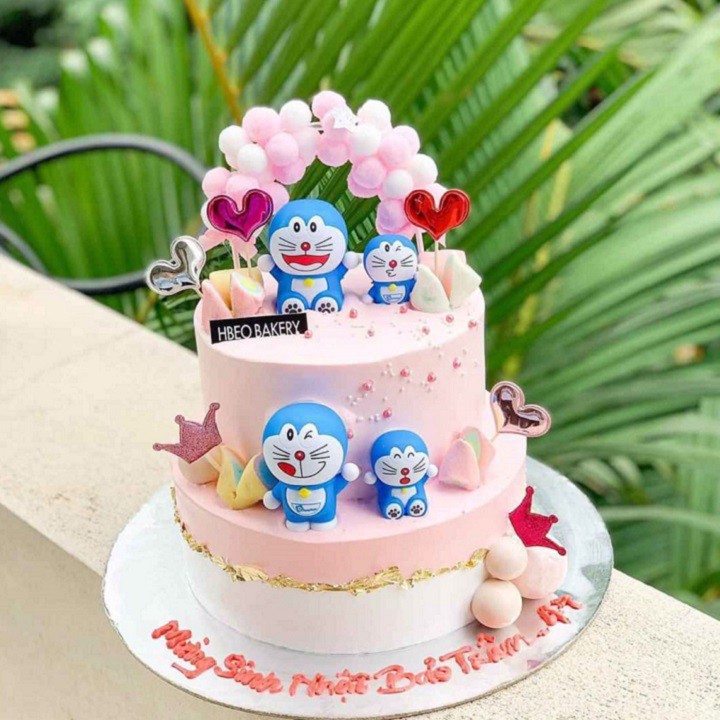 phụ kiện bánh sinh nhật [FREESHIP] cổng bông trang trí bánh kem