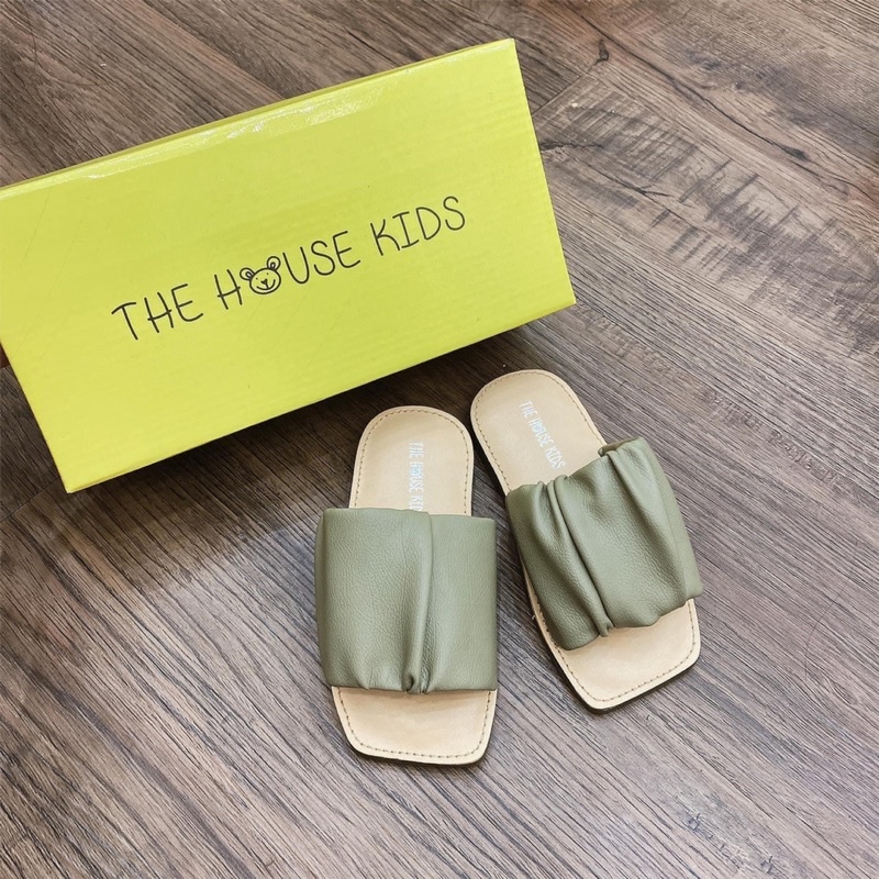 Dép Lê Cho Bé Gái Dép Trẻ Em Cao Cấp THE HOUSE KIDS Nhúm Rêu