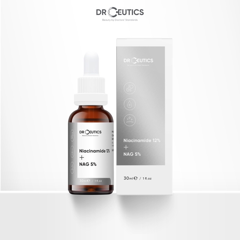 Serum DrCeutics Niacinamide 8% - 12% - 15% -20% Sáng Da Kiềm Dầu