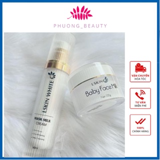 Combo ủ trắng kén tằm+baby face milk cấy trắng