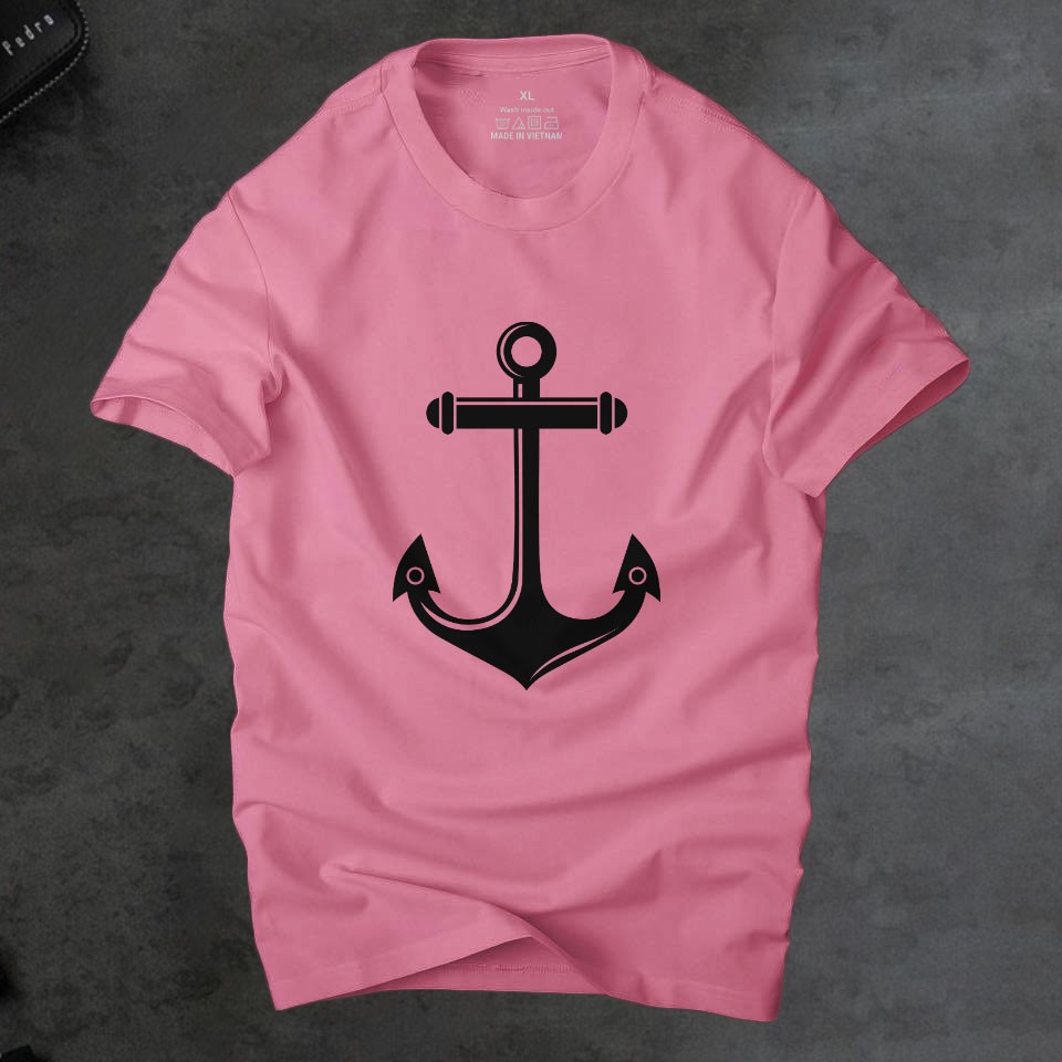 Áo phông nam anchor mỏ neo  phong cách ,áo nam vải cotton 4 chiều cao cấp thoáng mát