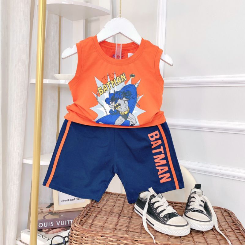 Bộ sát nách bé trai Bb Angel siêu nhân người nhện