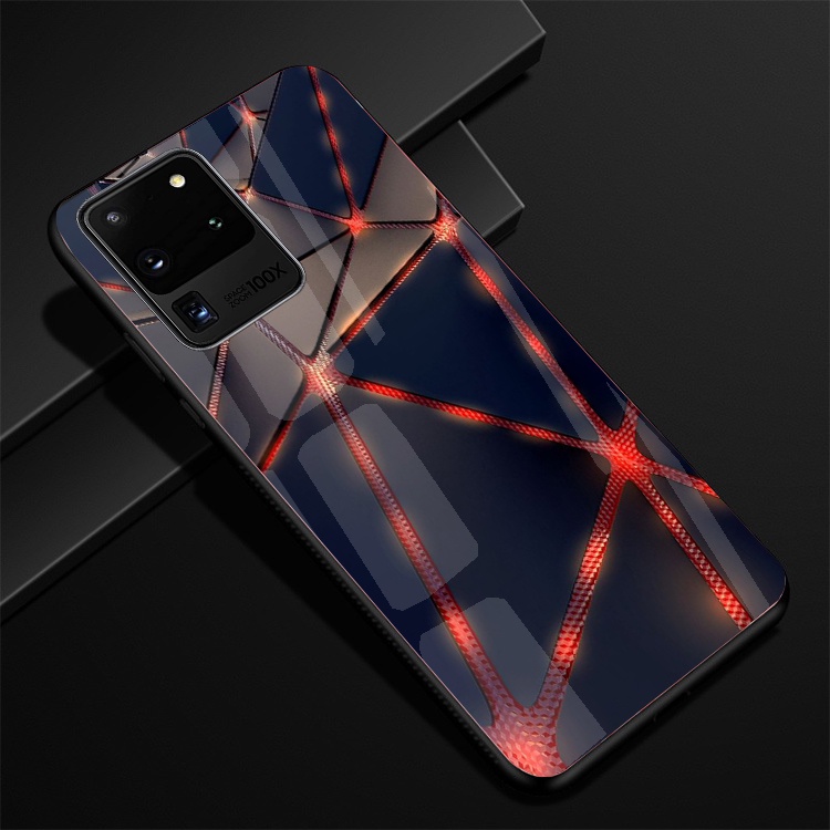 Ốp Lưng Kính SAMSUNG GALAXY S20 ULTRA Hình in 3D sáng bóng cao cấp