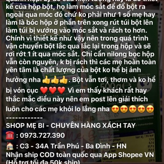 Bột lắc sữa Bledina dạng gói 500gr