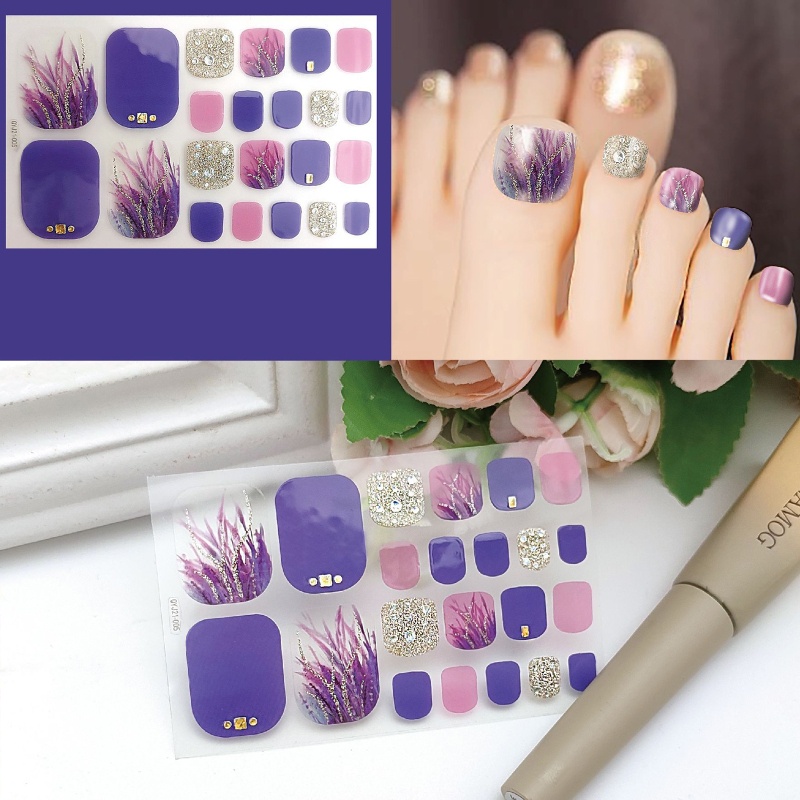 Miếng Dán Móng Tự Dính Họa Tiết Dễ Thương Dùng Trang Trí Móng