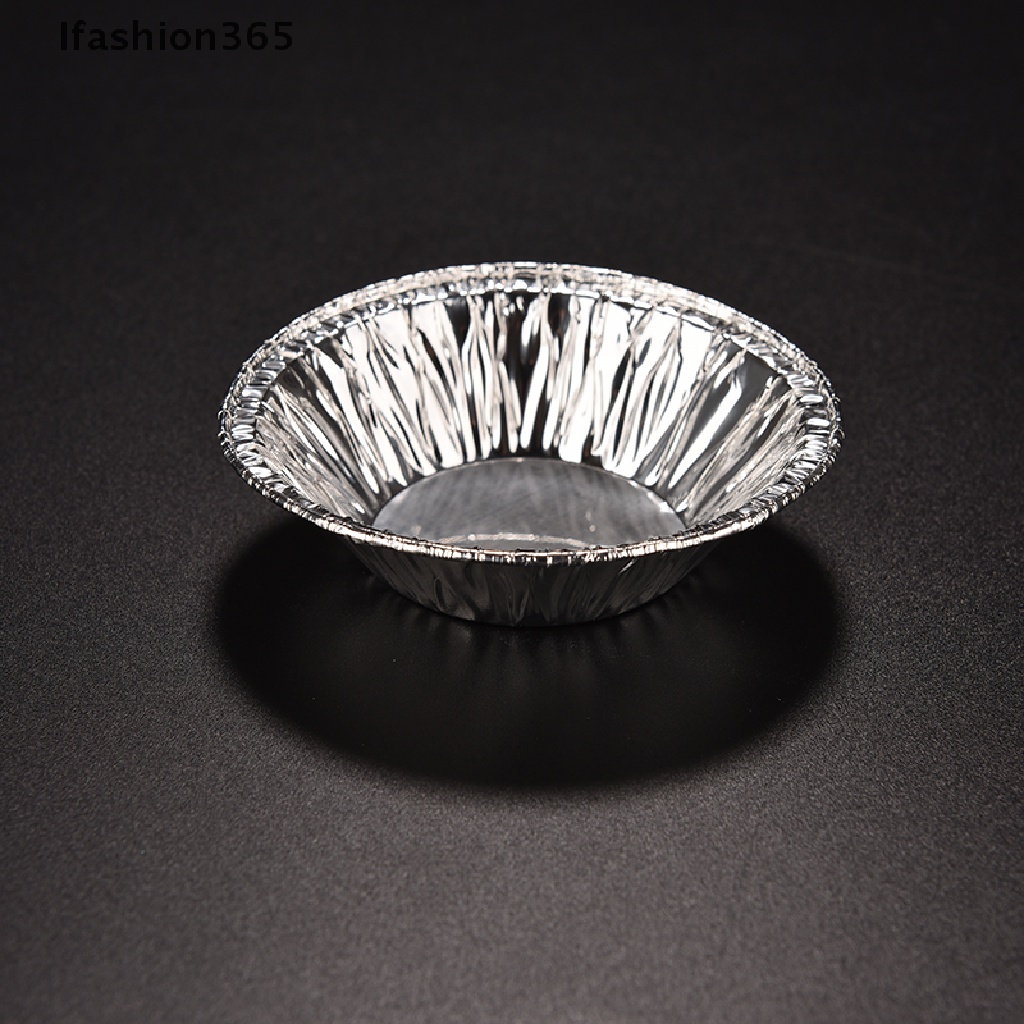 50 Khuôn giấy nhôm dùng một lần làm bánh tart trứng chất lượng cao