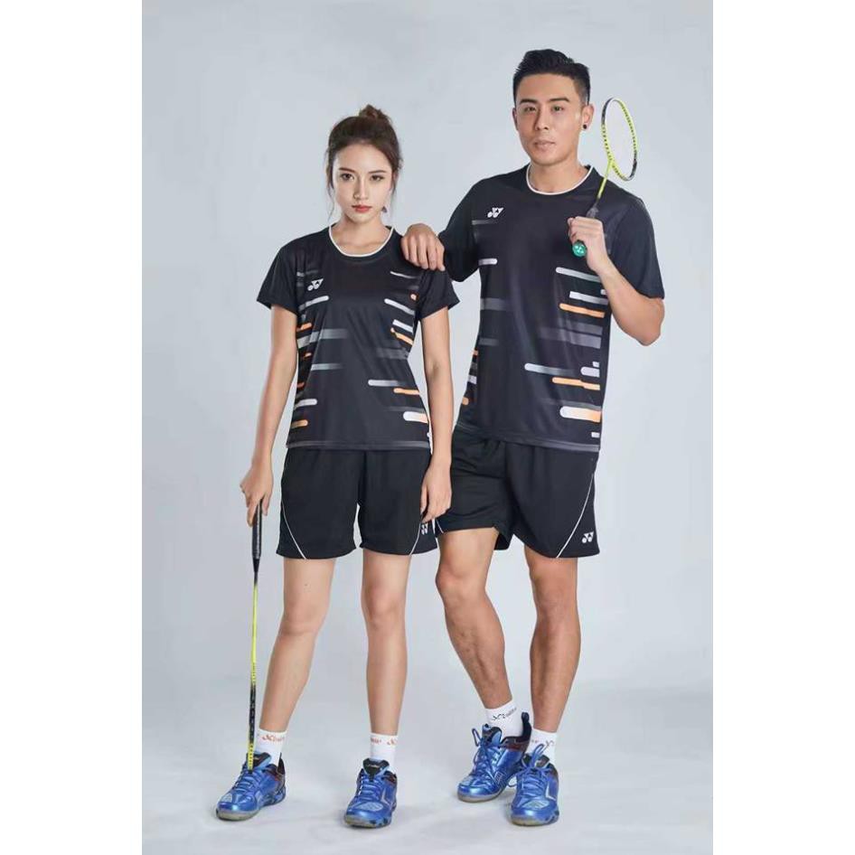 Quần áo cầu lông Yonex 1797 đen (nam,nữ)  ྇  ་