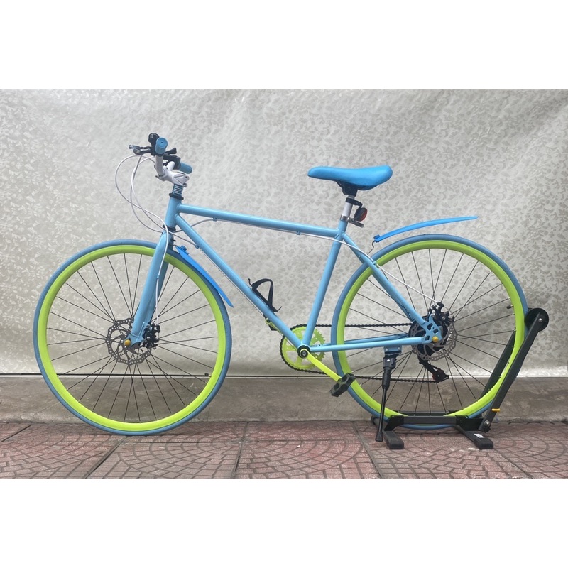 Xe đạp thể thao nữ xanh thời trang