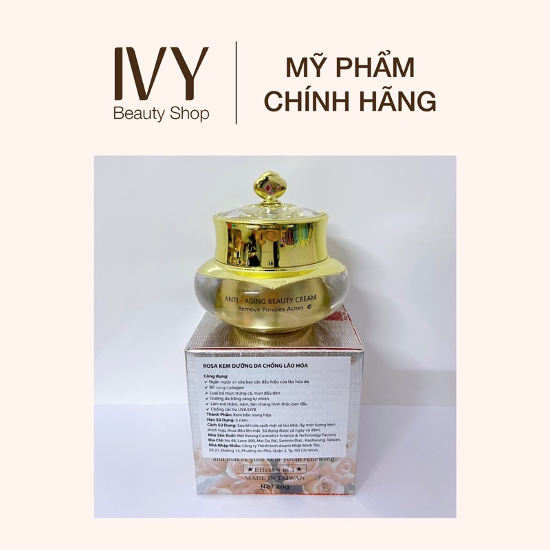 Kem Chống Lão Hoá Trắng Da Rosa