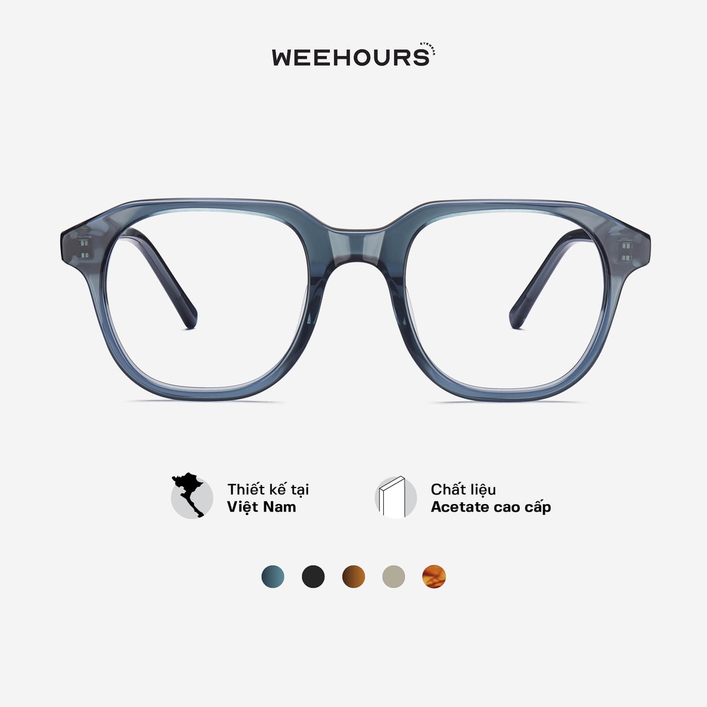 Gọng kính cận nam/nữ WeeHours GOAT , dáng vuông thời trang, nhựa Acetate cao cấp | BigBuy360 - bigbuy360.vn
