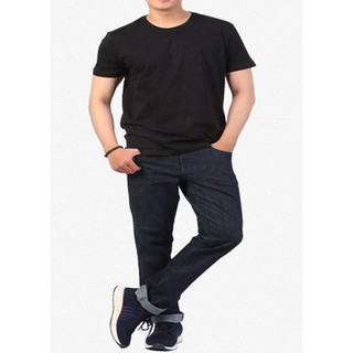 [Deal sốc]  Áo thun nam 100% cotton, cao cấp, (Màu Đen), D01