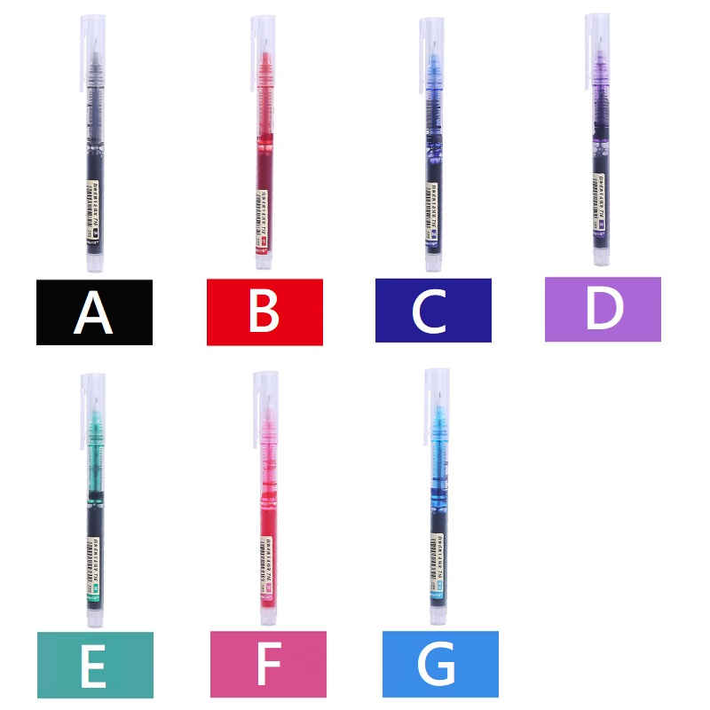 Bút gel màu 0,5mm làm khô nhanh bút gel mờ thân bút dung tích lớn đài phun nước