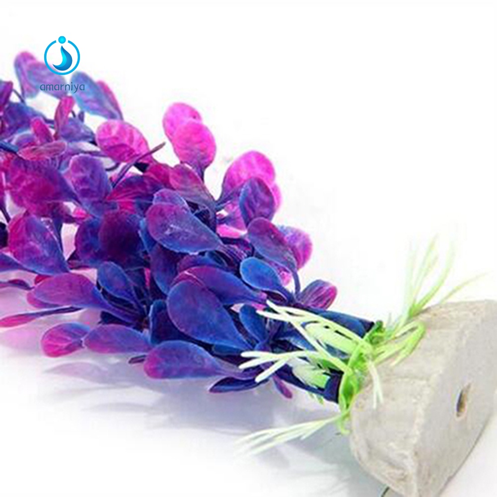 Nhành cây nhân tạo bằng nhựa trang trí hồ cá/bình sứ cắm hoa sinh động