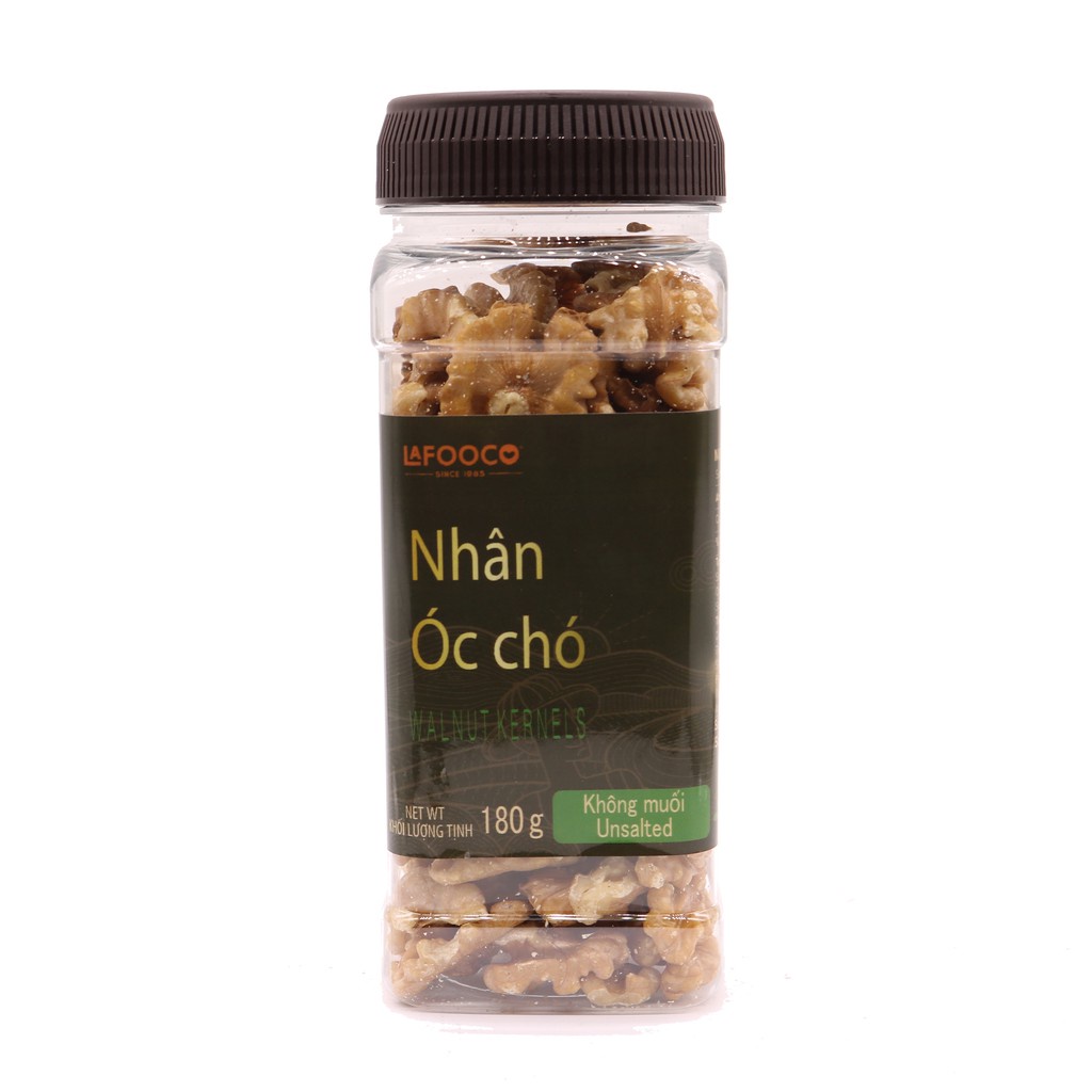Nhân hạt Óc Chó Sấy Lafooco hộp 180gr