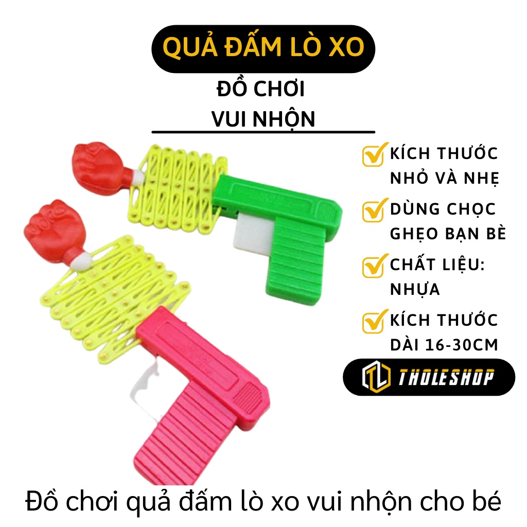 Đồ Chơi Quả Đấm Lò Xo - Đồ Chơi Cho Bé Giải Trí, Thân Thiện Môi Trường 6729