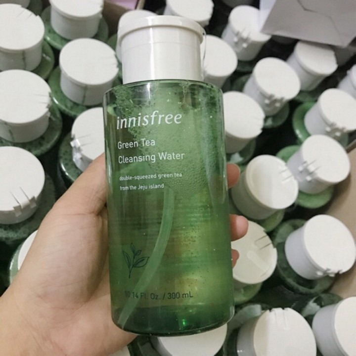 Nước tẩy trang Innisfree Green Tea Cleasing Water 300ml chiết xuất lá trà xanh dành cho da nhờn mụn