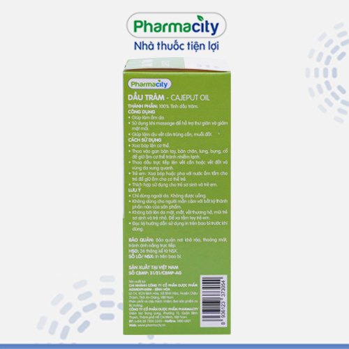 Dầu tràm Pharmacity nguyên chất (100ml)
