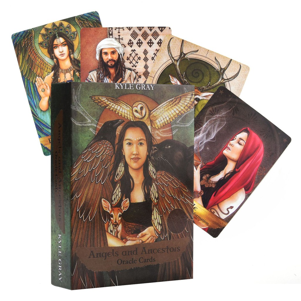 Bộ Angels and Ancestors Oracle Cards V15 Cao Cấp