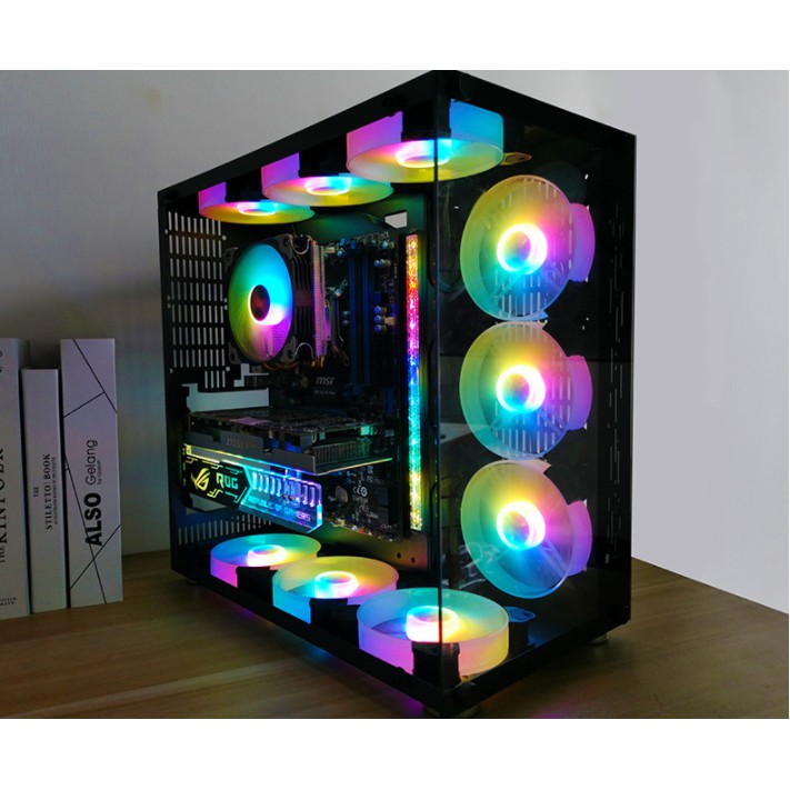 Fan RGB Coolmoon Y1 - Quạt Tản Nhiệt Máy Tính