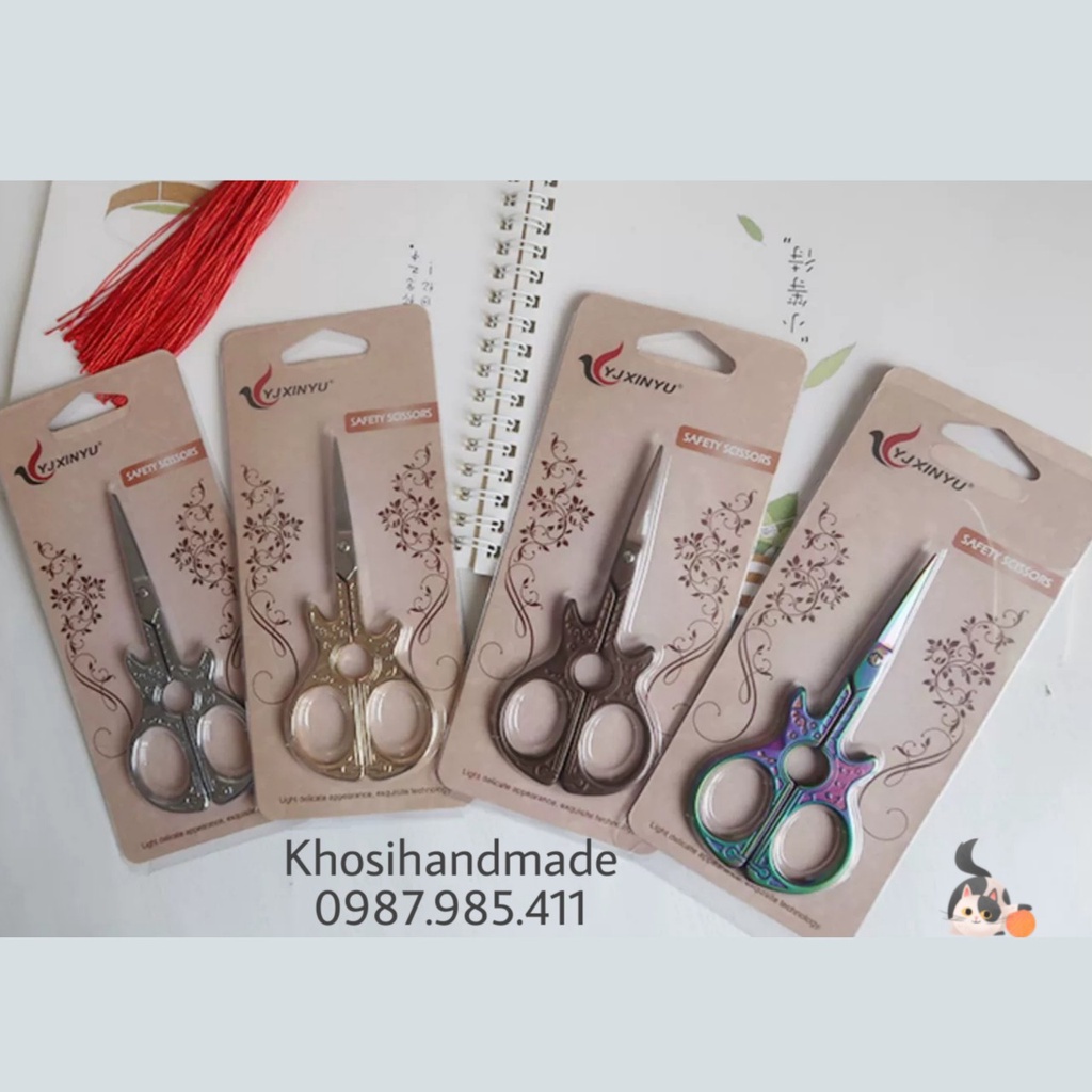 Kéo Cắt Vintage Hình Cây Đàn