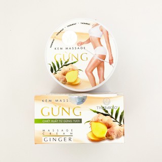 Kem Massage Gừng Thorakao 200g giảm mở thừa, giúp da láng mịn, tưởi trẻ.