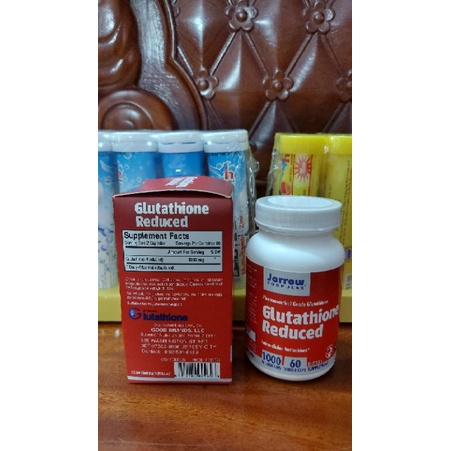 Viên uống hỗ trợ trắng da Glutathione 1000mg hộp 60v date 2024 | Thế Giới Skin Care