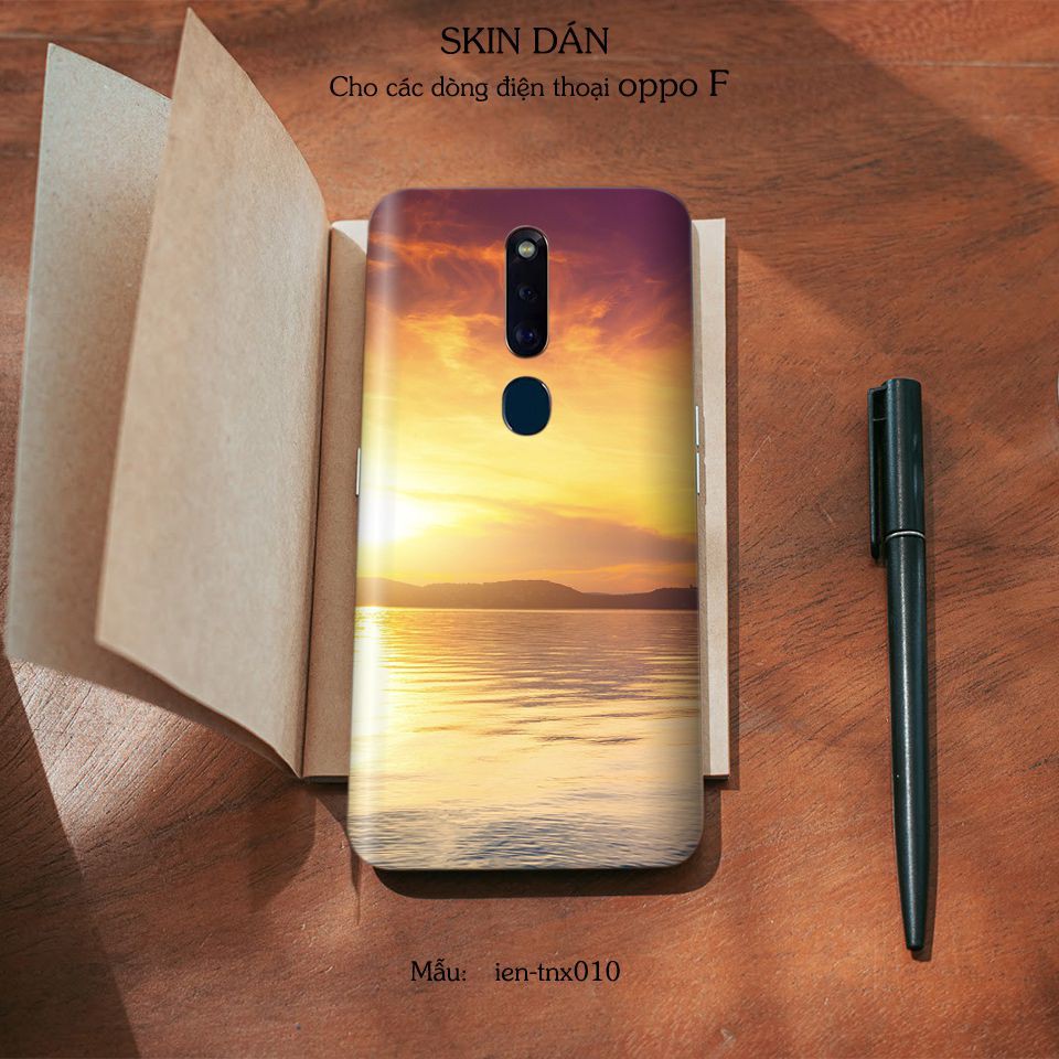 Skin dán cho các dòng điện thoại Oppo F7 - F9 - F11 - F1pro - F1s in hình đa dạng theo yêu cầu