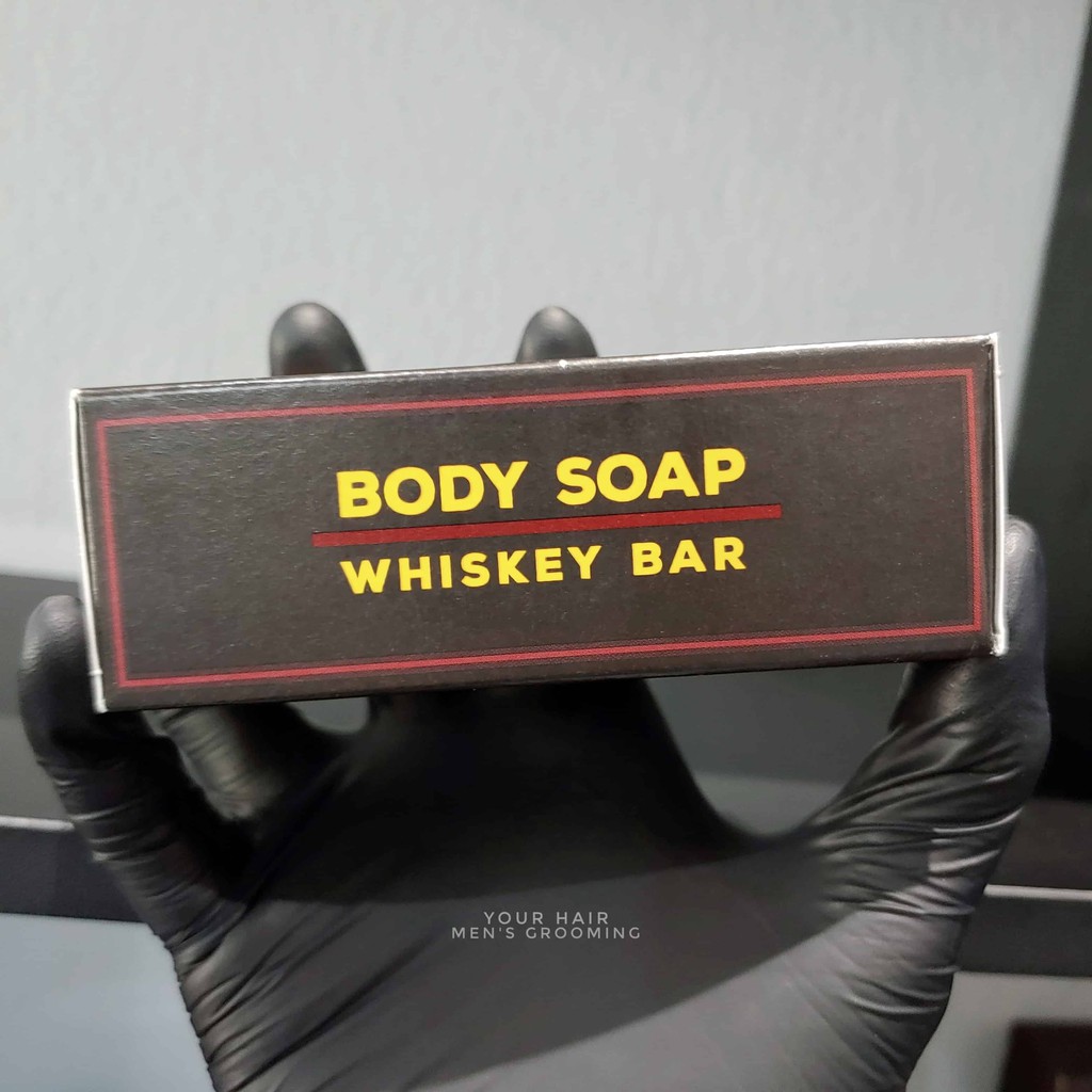 Xà phòng tẩy da chết và dưỡng ẩm cho nam Suavecito Body Soap mùi Whiskey Bar 170g