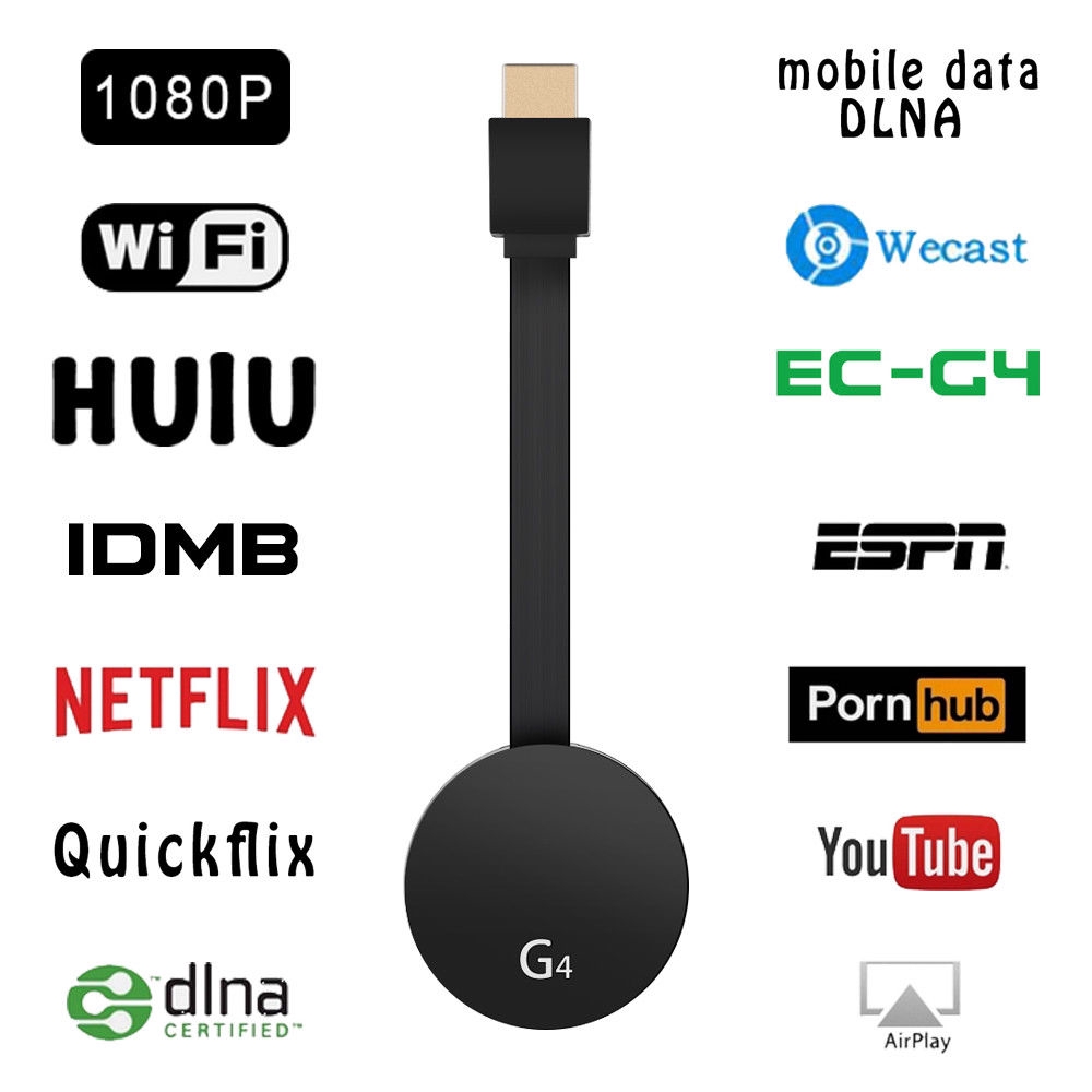 Máy stream hình ảnh lên TV Google 2nd Generation HD WIFI và phụ kiện