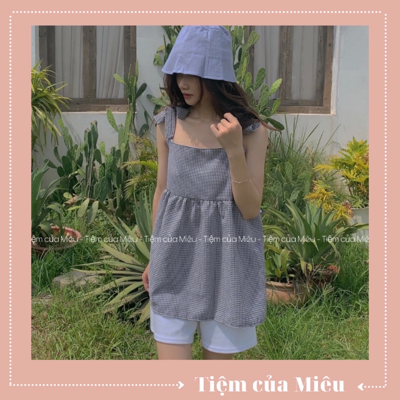 SET ÁO 2S KẺ MIX QUẦN SOOC TRẮNG | BigBuy360 - bigbuy360.vn