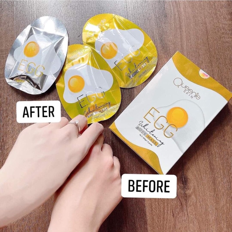 3 Gói TẮM TRẮNG TRỨNG GÀ QUEENI