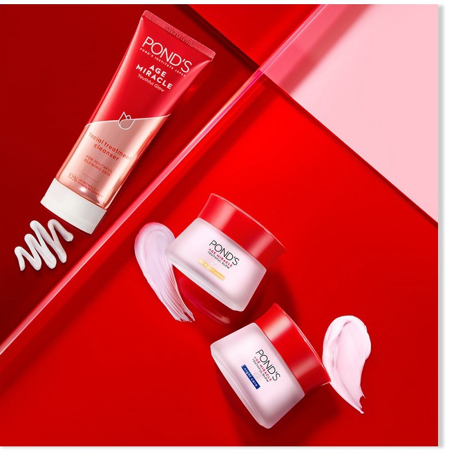 [Mã chiết khấu giảm giá sỉ mỹ phẩm chính hãng] Sữa rửa mặt ngăn ngừa lão hóa Pond's Age Miracle 100g