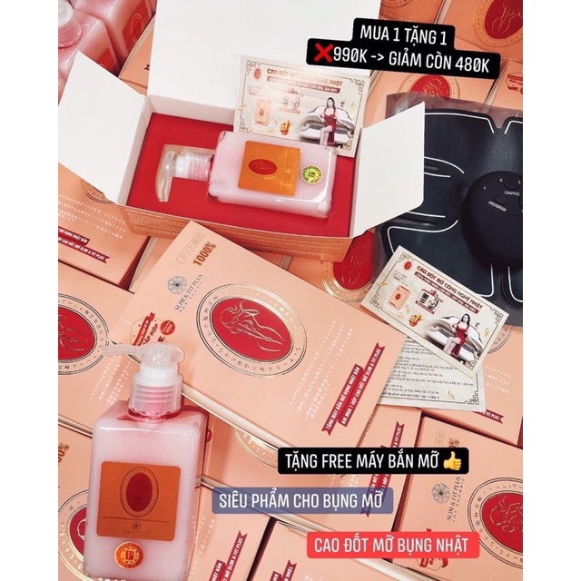 [Rẻ nhất HCM] Cao đốt mỡ slim fit giảm mỡ bụng hiệu quả 7-15 cm/1 hộp