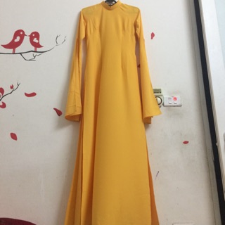 Set áo dài 4 tà A tay dài tay xẻ kèm quần