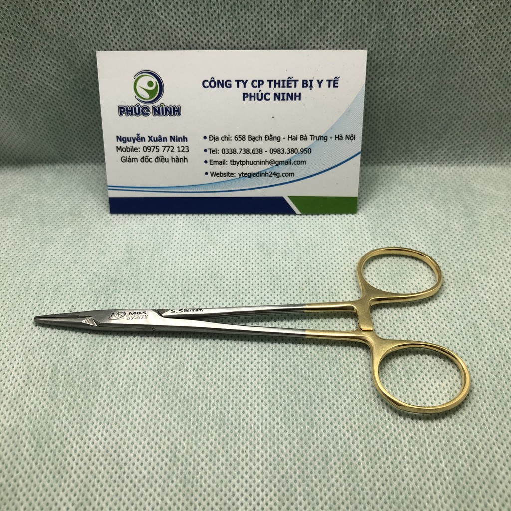 Kẹp chỉ chuôi vàng