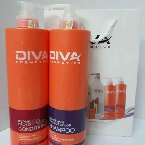 CẶP DẦU GỘI DIVA CAM PHỤC HỒI VÀ GIỮ MÀU ORGANIC