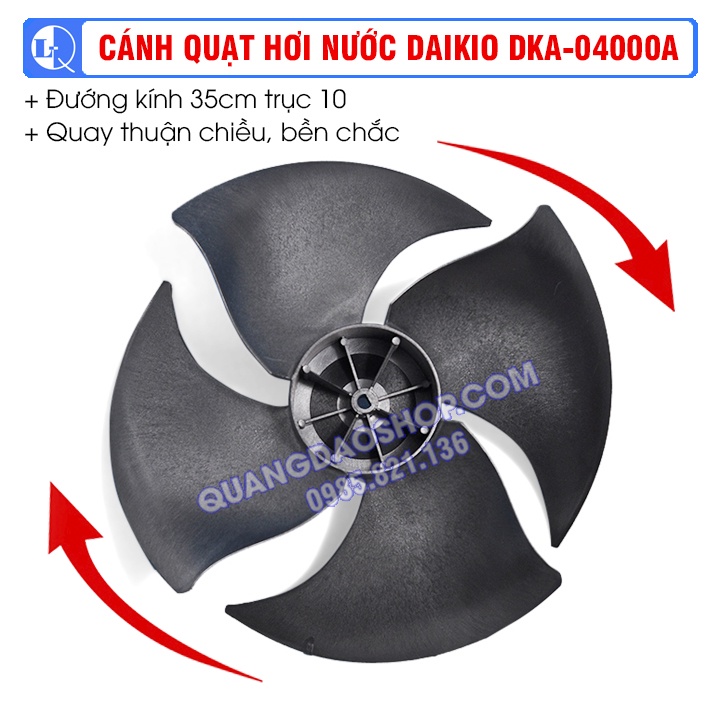 Cánh quạt hơi nước Daikio DKA-04000A (quay thuận )