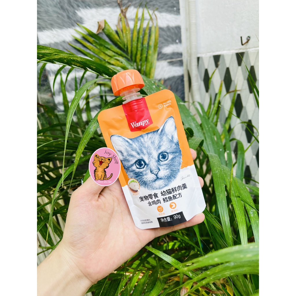 PATE WANPY NẮP VẶN CHO MÈO