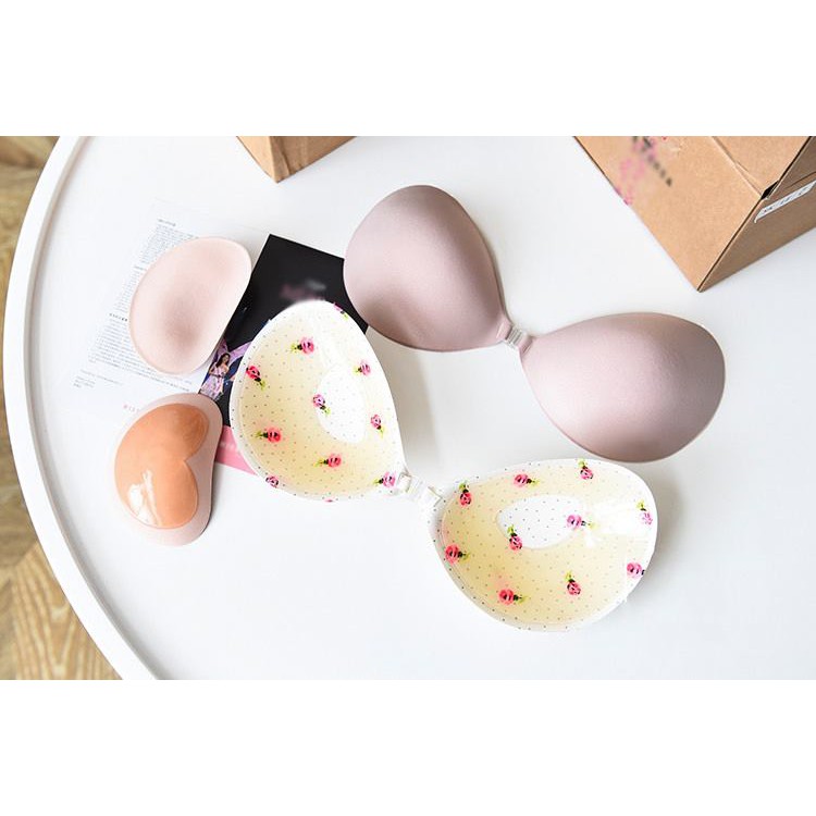 Combo 2 cặp bra dán và độn Hàn Quốc siêu rẻ cup C/D