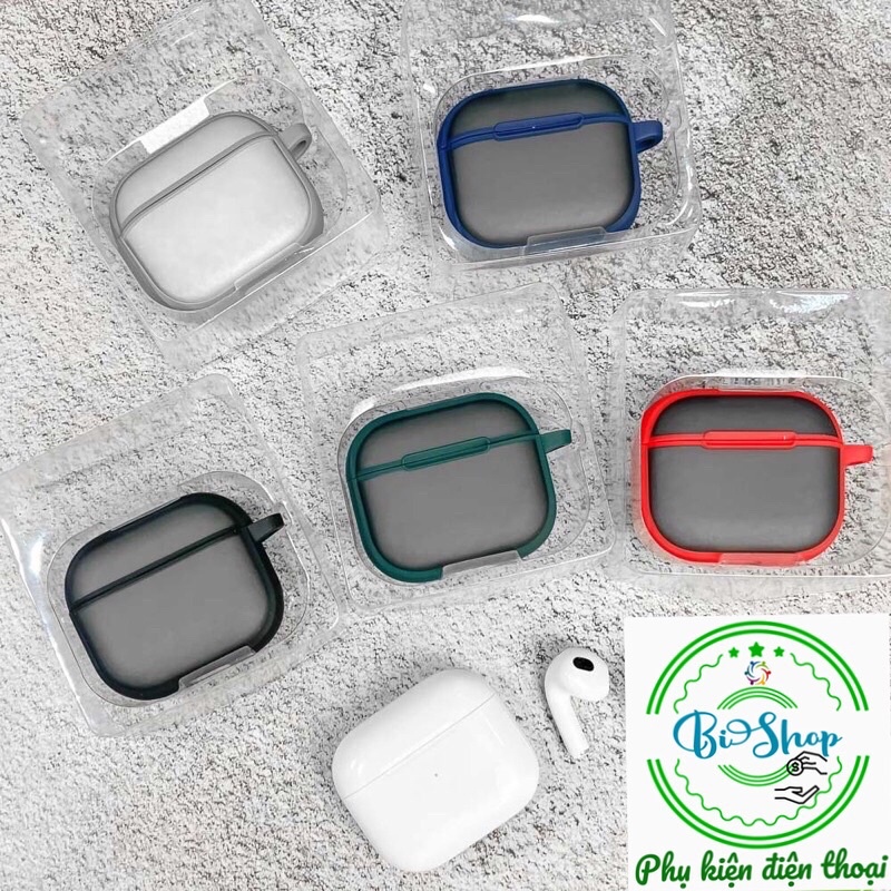 🍀  Vỏ bọc bao cho tai nghe Airpods 3 | 2 | 1 | Pro 2021 - Case nhám mờ chống bám vân tay chống sốc
