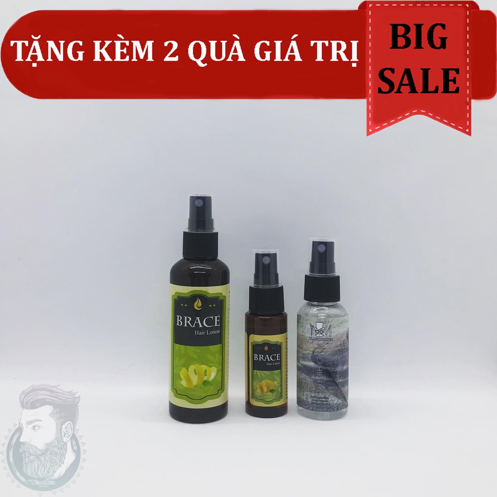 ✅[TẶNG 2 QUÀ] Chai xịt dưỡng tóc Brace Hair Lotion full size 100ml + Tặng Pre Styling The Rythm & Brace Hair Lotion | BigBuy360 - bigbuy360.vn