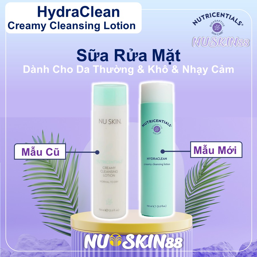 Sữa Rửa Mặt Da Thường & Khô HydraClean Creamy Cleansing Lotion Nuskin