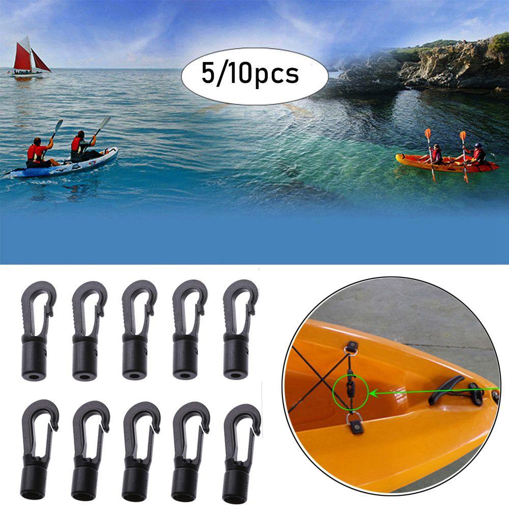 Set 5 / 10 Khóa Kẹp Dây Thừng Bằng Nhựa Co Giãn Dành Cho Thuyền Kayak